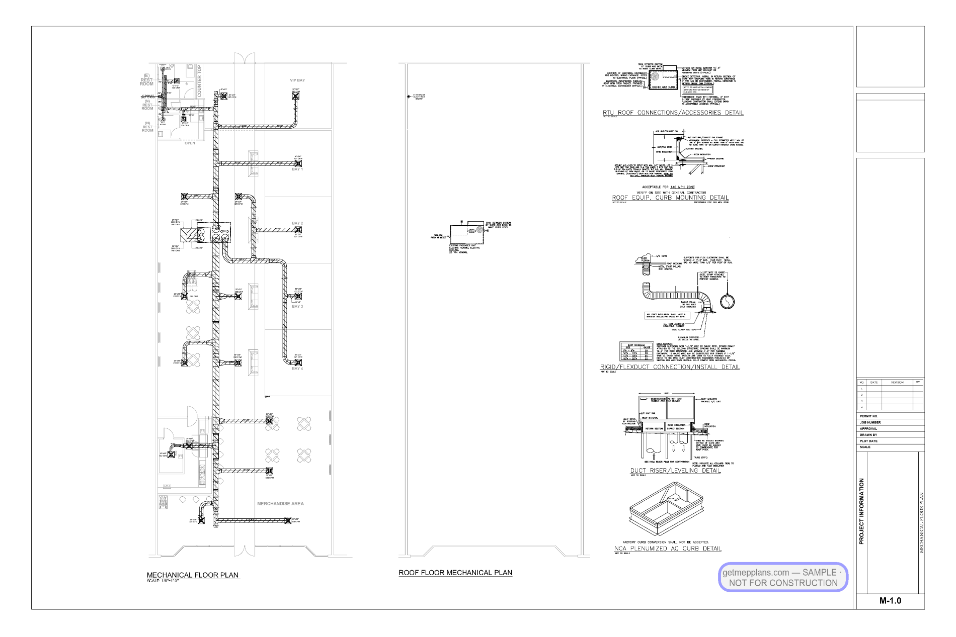 Redacted sample sheet M1 0 from the A-2 Change of Occupancy — Golf-Simulator Taproom set