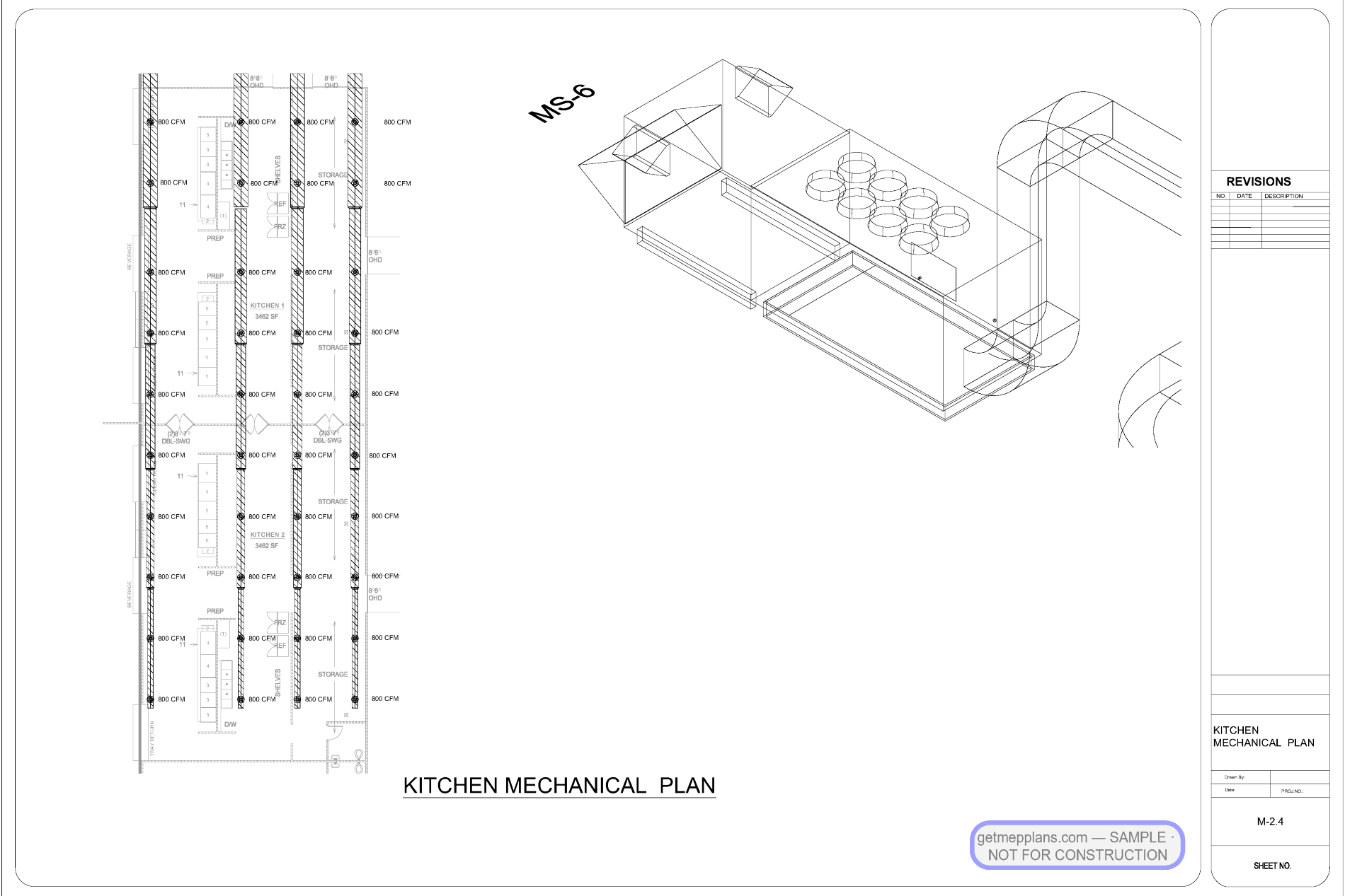 Redacted sample sheet M24 from the Detention Facility set